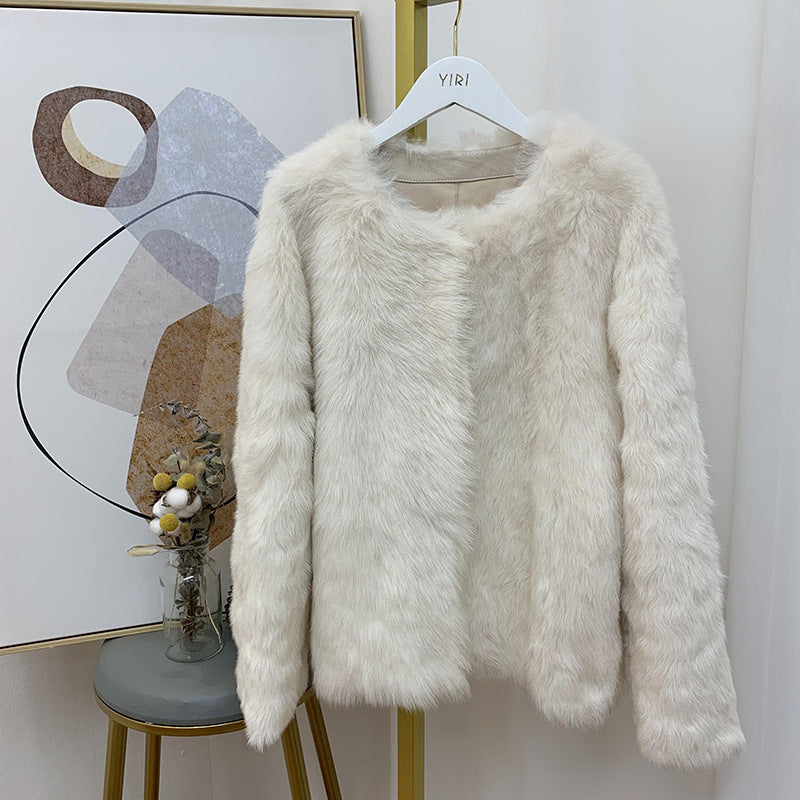 Warm Fur Short Coats for Women