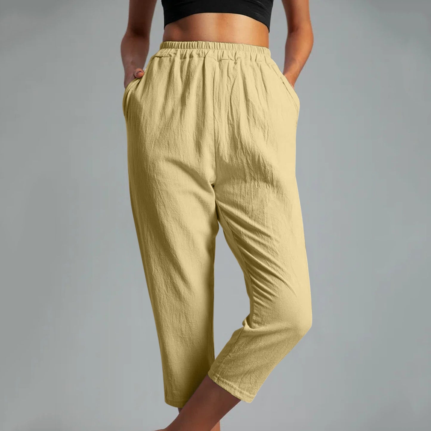 Casual Linen Summer Trousers for Women