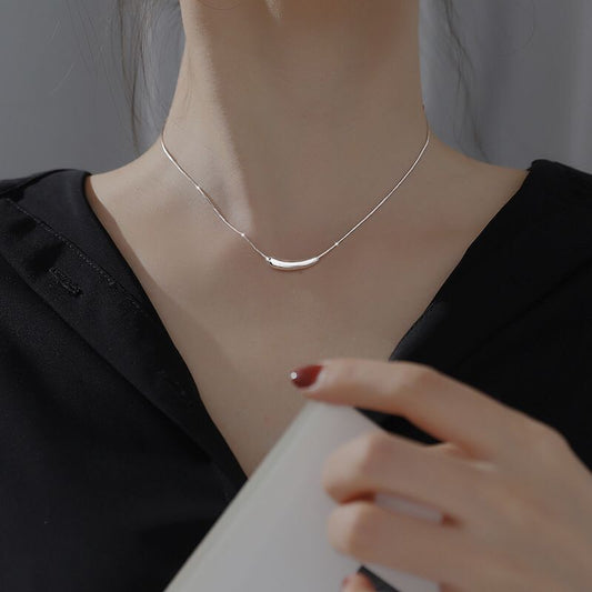 Eggplant Design Sterling Sliver Necklace for Women