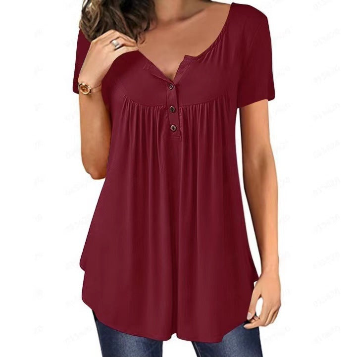 Casual Summer Short Sleeves Women T Shirts