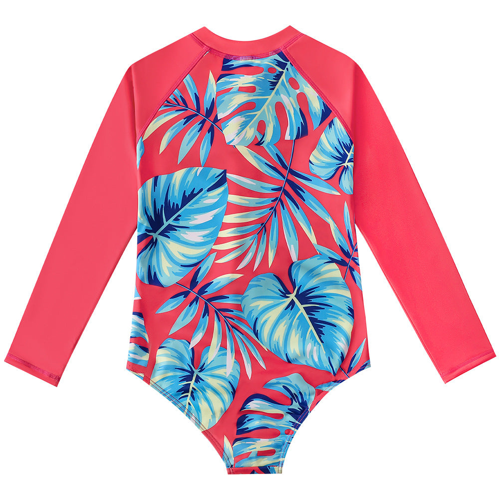 Long Sleeves Summer Beach Swimsuits for Girls