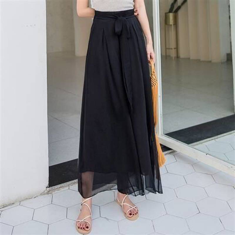 Summer High Waist Wide Legs Pants for Women