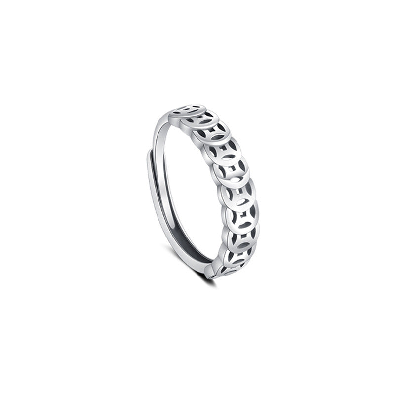 Good Fortune Designed Sliver Rings for Women