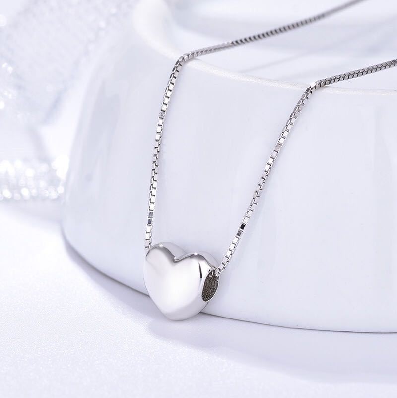 Fashion Sweetheart Shape Sliver Necklace for Women