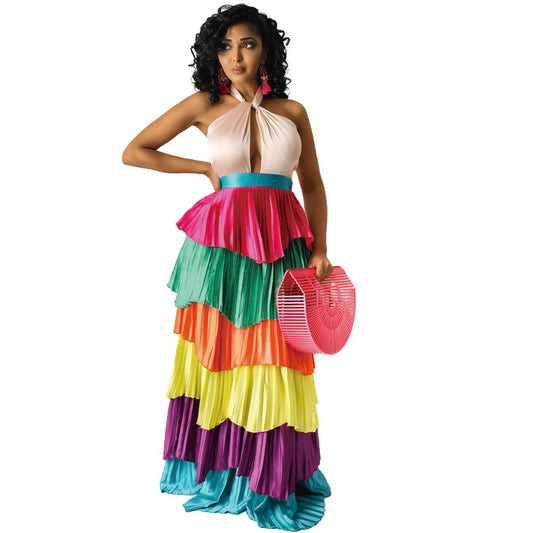 Sexy Colorful Summer Cake Dresses