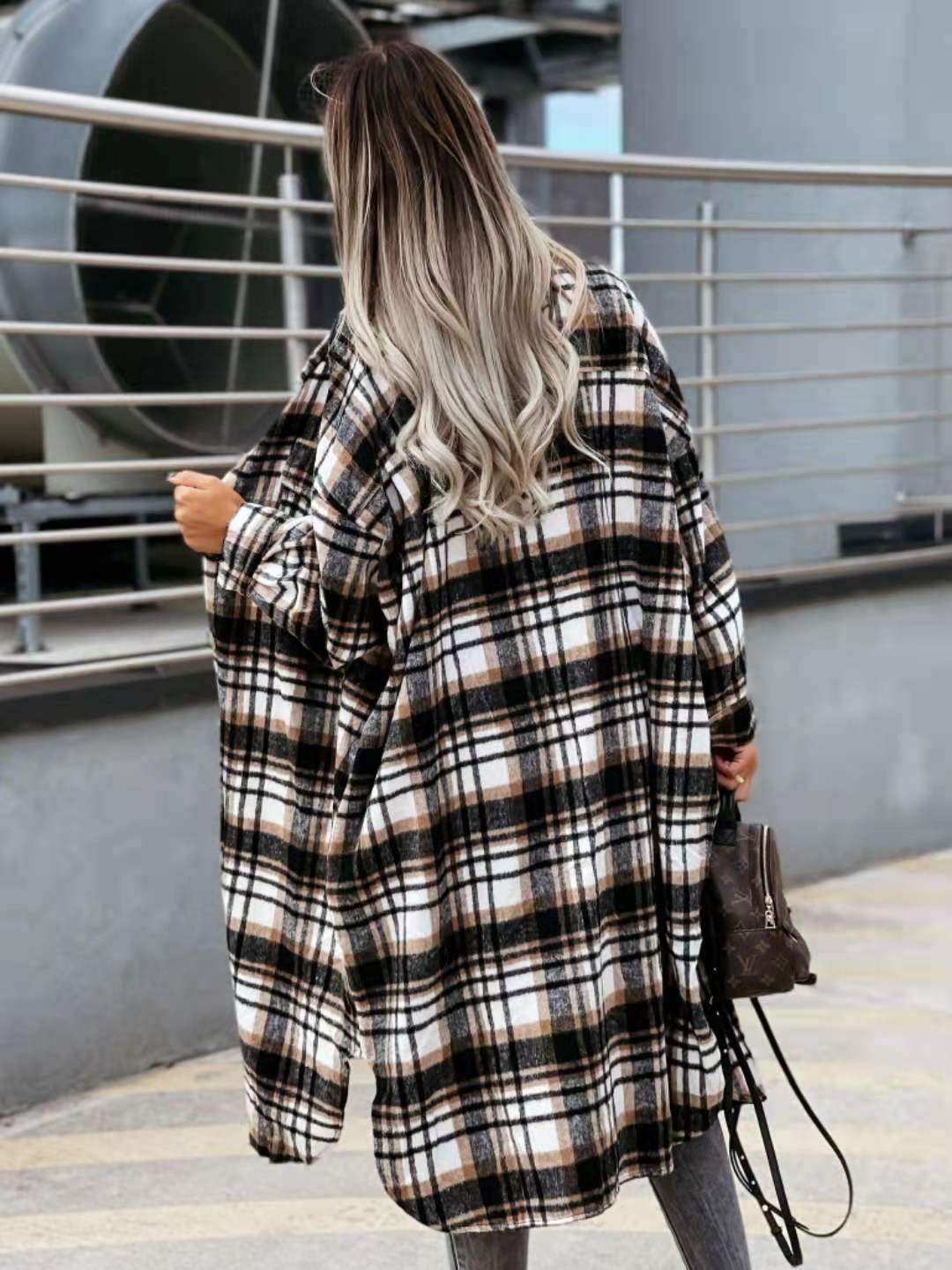 Women Casual Plaid Fall Long Sleeves Shirts