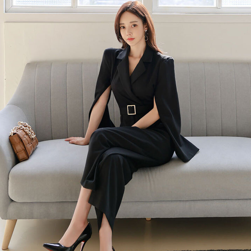 Elegant Office Lady Sheath Jumpsuits