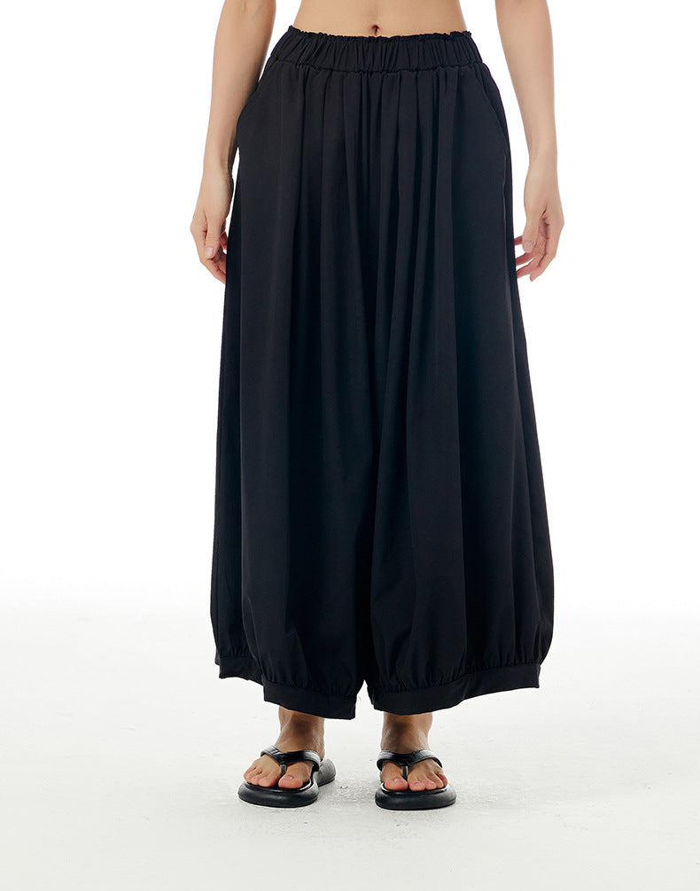 Summer Casual Plus Sizes Wide Legs Pants