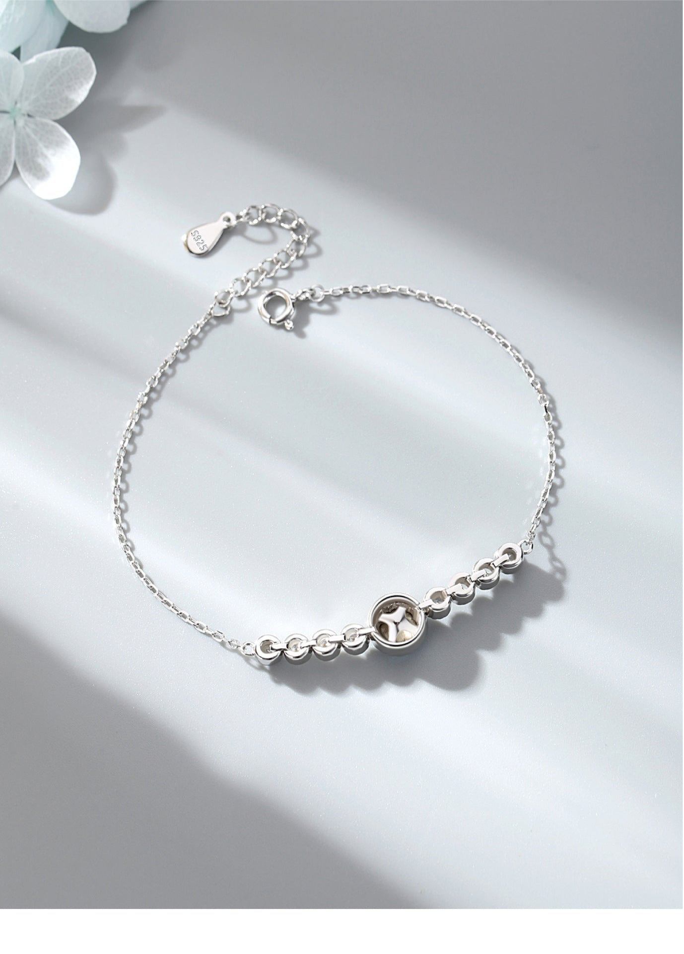 Romantic Luxury Crystal Sliver Bracelet for Women