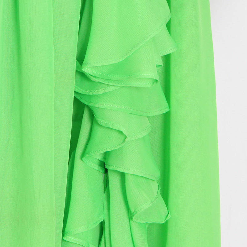 Designed Sexy Summer Holiday Green Long Dresses