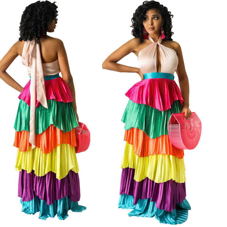 Sexy Colorful Summer Cake Dresses