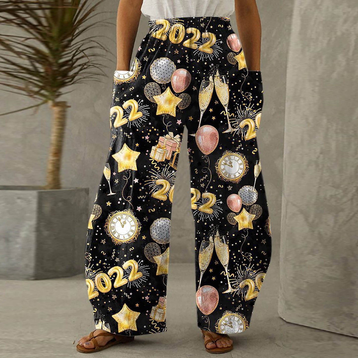 Casual High Waist Summer Pants