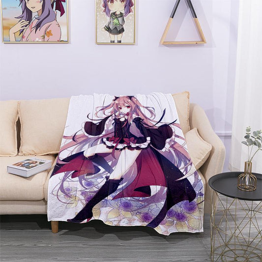 Animation Seraph Print Fleece Soft Blanket-7-50*60(inch)-Free Shipping at meselling99