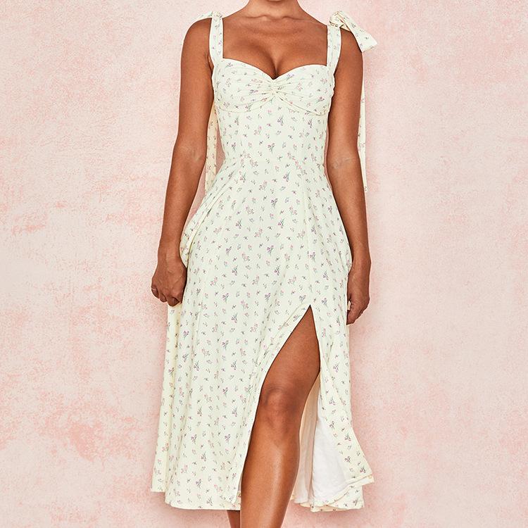 Summer Sexy Straps Backless Long Dresses-STYLEGOING