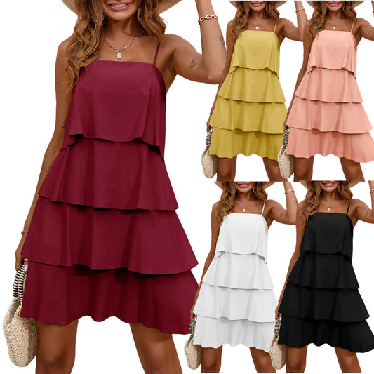 Summer Sleeveless Daily Mini Dresses