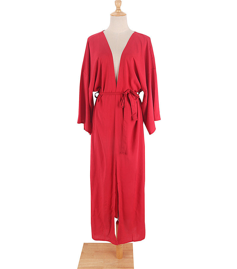 Summer Beach Holiday  Kimono Cover Up Dresses