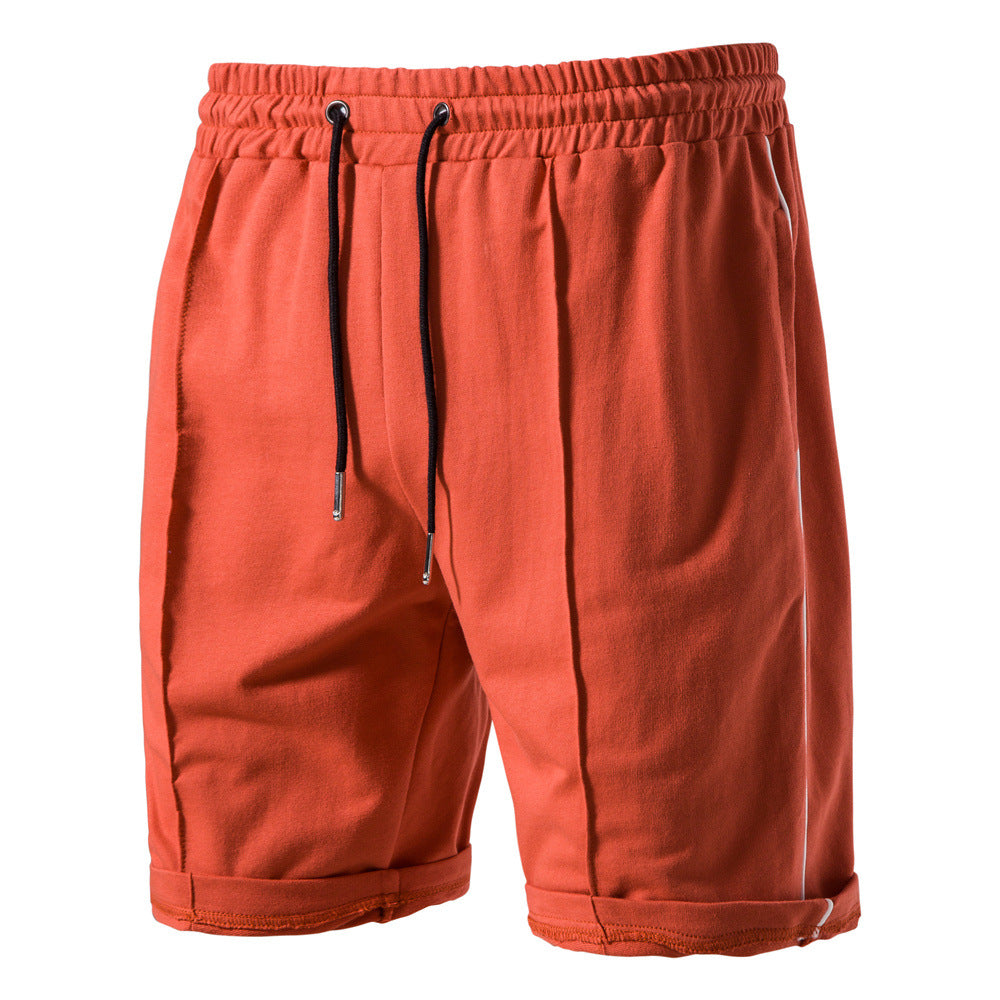 Casual Cotton Summer Elastic Waist Men's Shorts