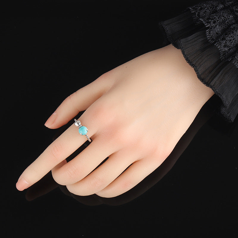 Antique Sweetheart Design Sterling Silver Rings for Women