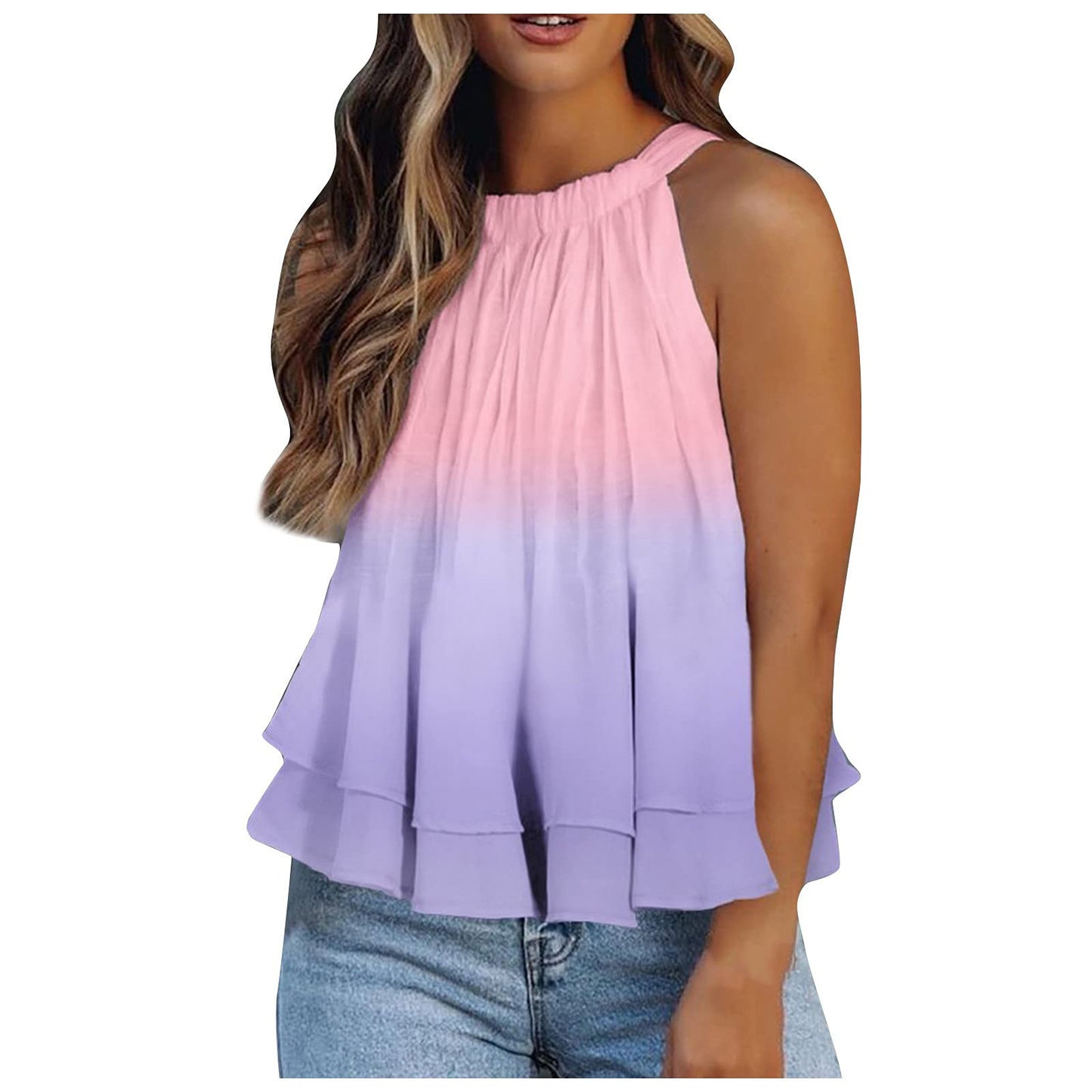 Sexy Halter Sleeveless Summer Tops