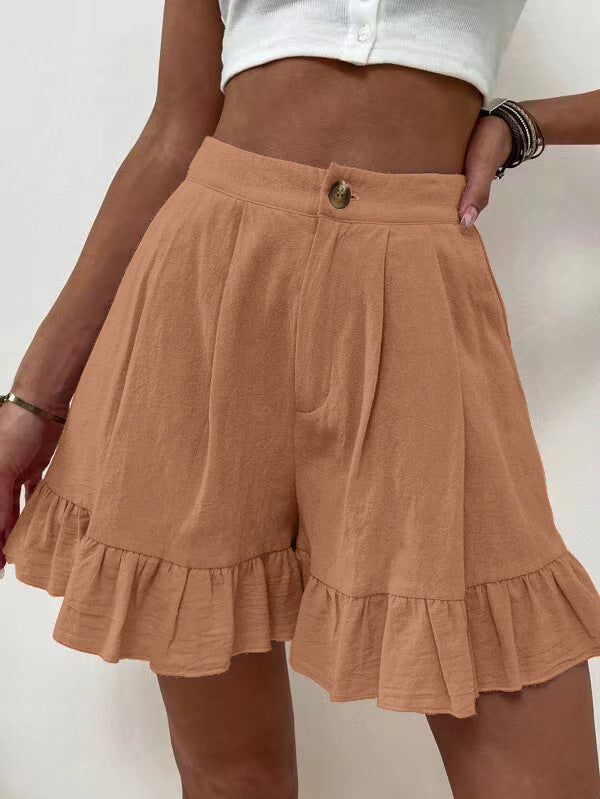 Casual High Waist Summer Short Pants for Women