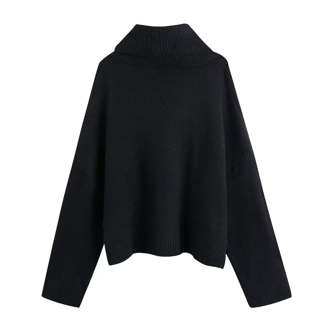 Winter Turtleneck Knitted Sweaters for Women