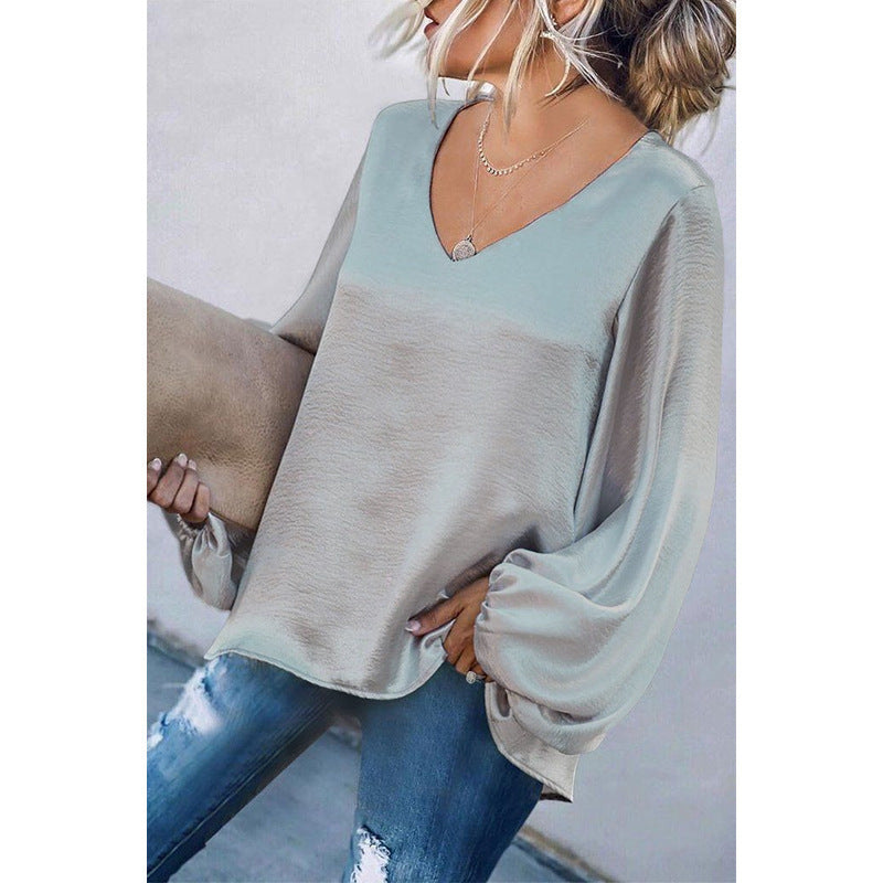 Casual Women Long Sleeves T Shirts Blouses