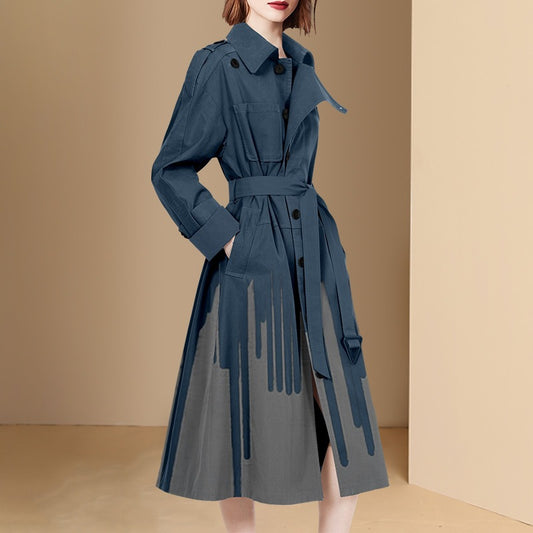 Elegant Women Long Overcoat