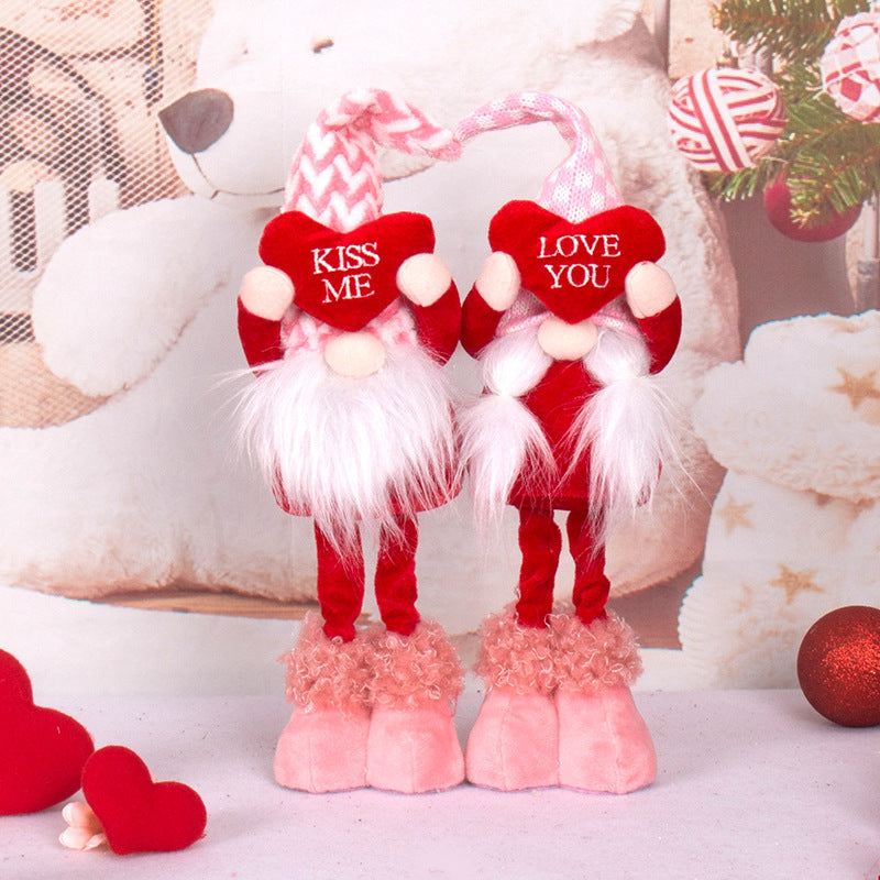 Sweetheart Faceless Doll for Valentine's Day Decoration