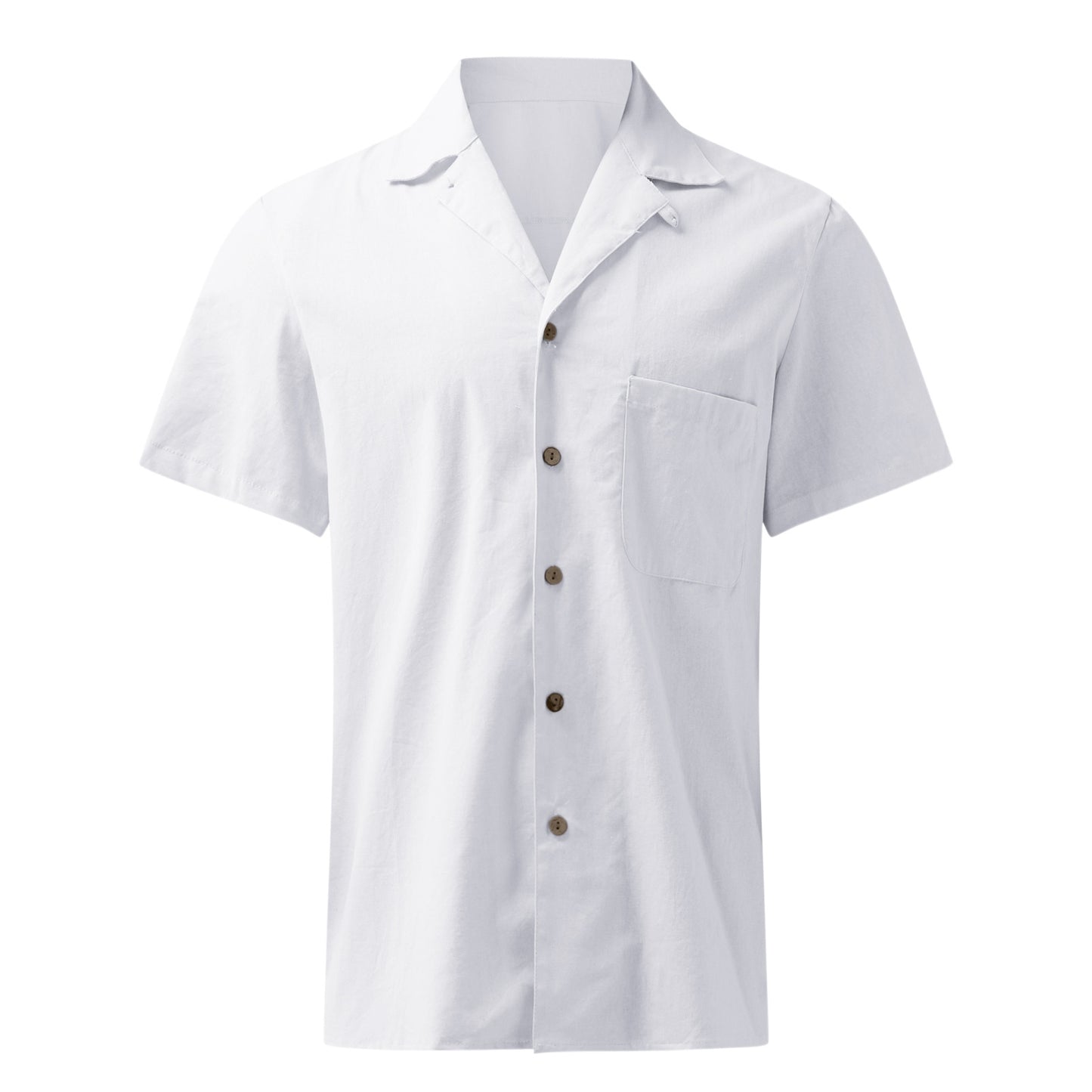 Casual Linen Short Sleeves Shirts for Men