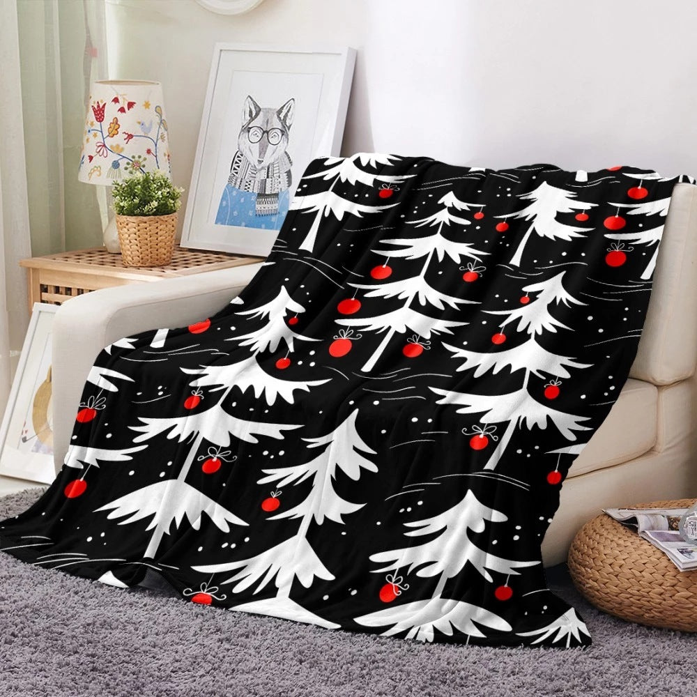 Merry Christmas Design Casual Fleece  Blankets