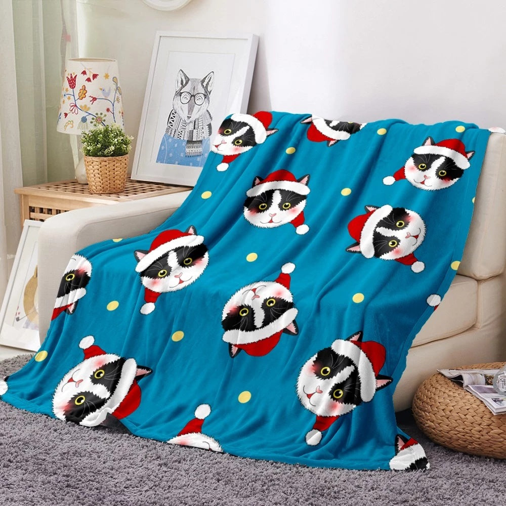 Merry Christmas Design Casual Fleece  Blankets