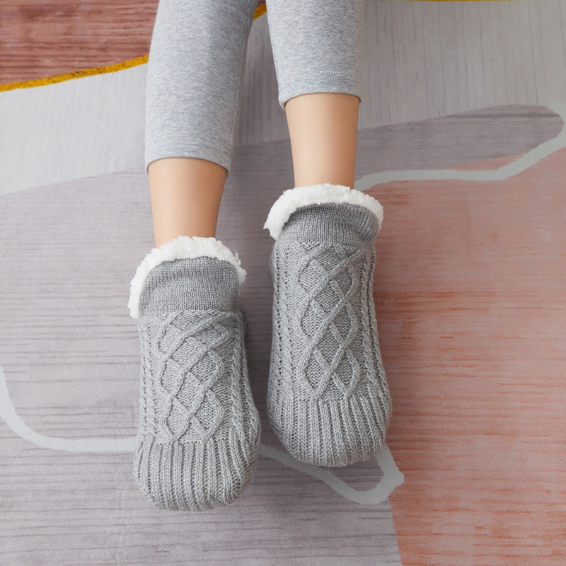 Warm Thicken Fleece Homewear Socks for Men&Women