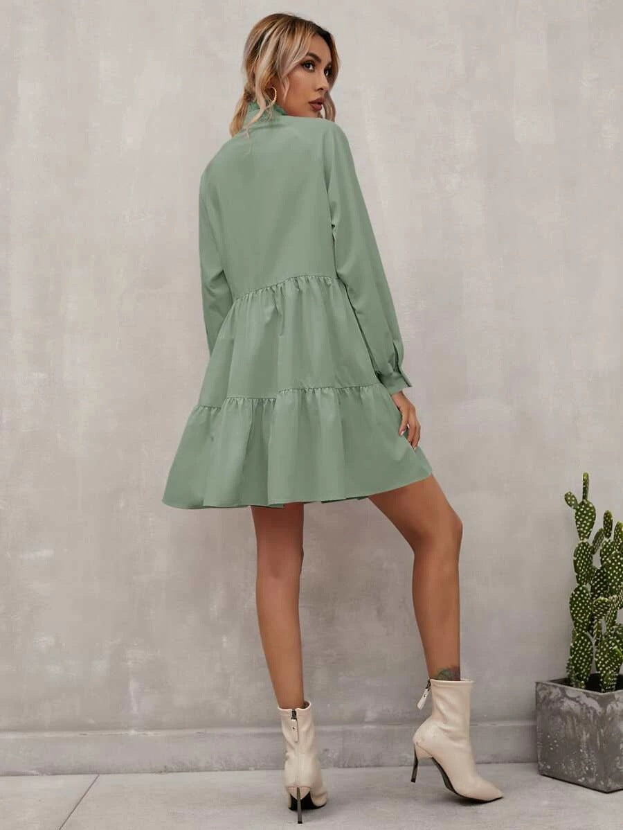 Casual Long Sleeves Daily Dresses