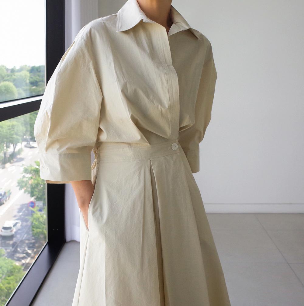 Casual Loose Fashion Long Maxi Shirts Dresses-STYLEGOING