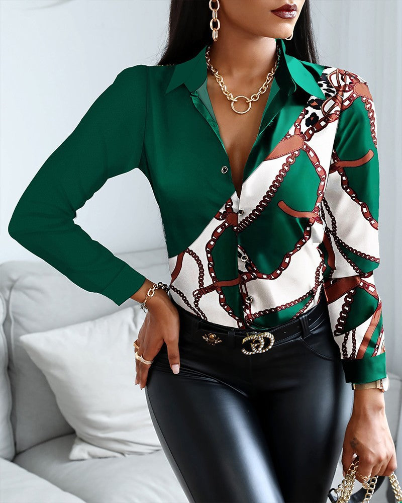 Vintage Fall Long Sleeves Shirts for Women