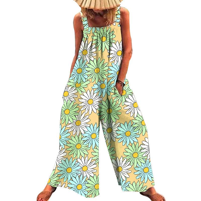Summer Plus Sizes Women Leisure Rompers-STYLEGOING