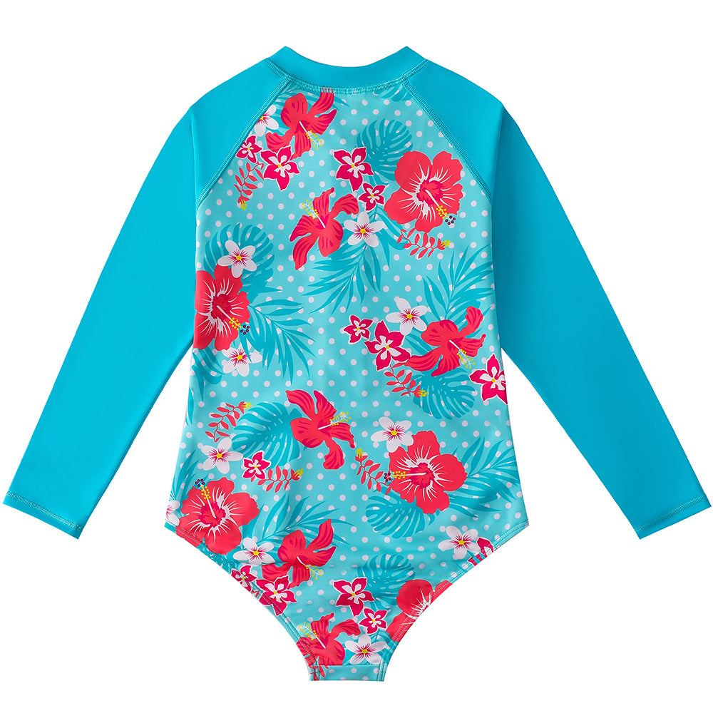 Long Sleeves Summer Beach Swimsuits for Girls