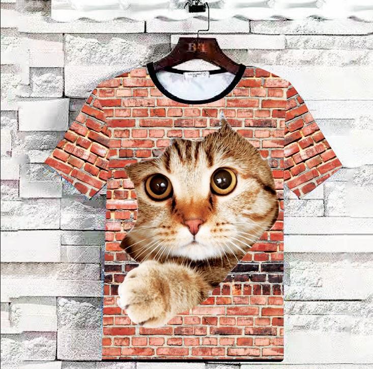Summer 3D Animal Print Men T Shirts-STYLEGOING