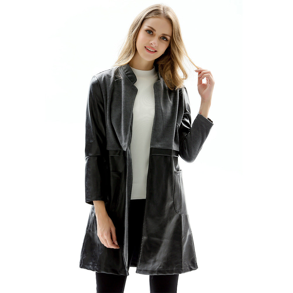 Black Women Plus Sizes Overcoat