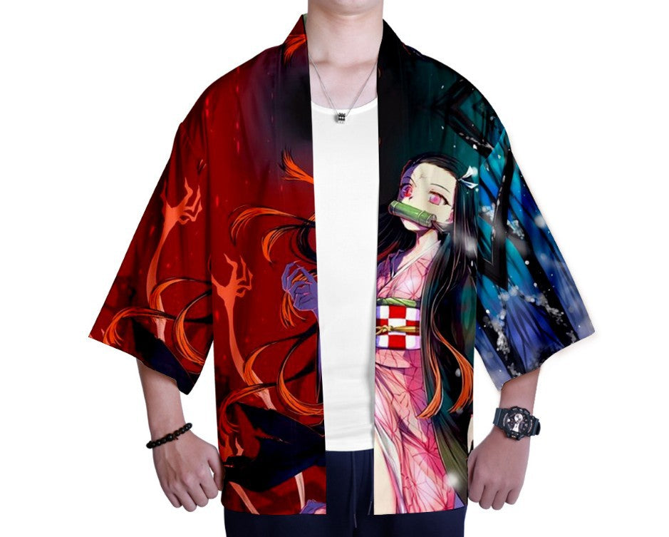 Simple Design Kimono for Women and Men