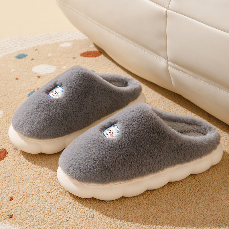 Comfortable Winter Plush Slippers for Couple