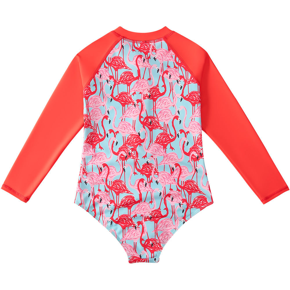 Long Sleeves Summer Beach Swimsuits for Girls