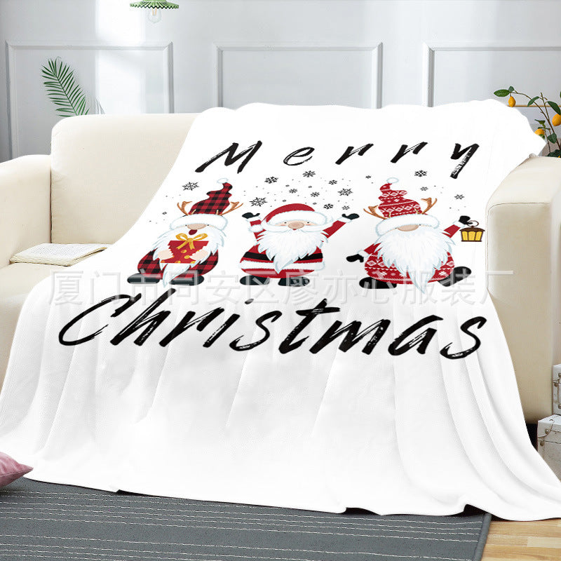 Merry Christmas Fleece Throw Blankets
