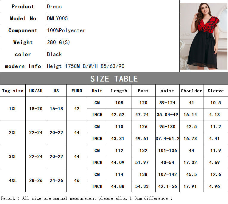 Summer High Waist Women Plus Sizes Mini Dresses