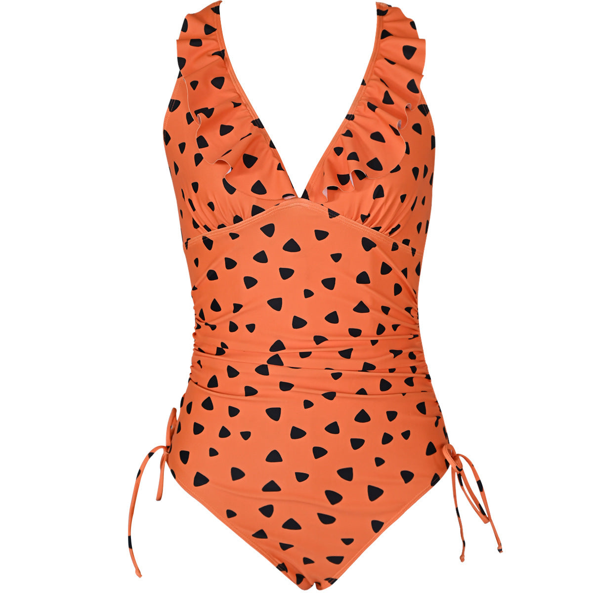 Sexy Ruffed One Piece Women Swimsuits