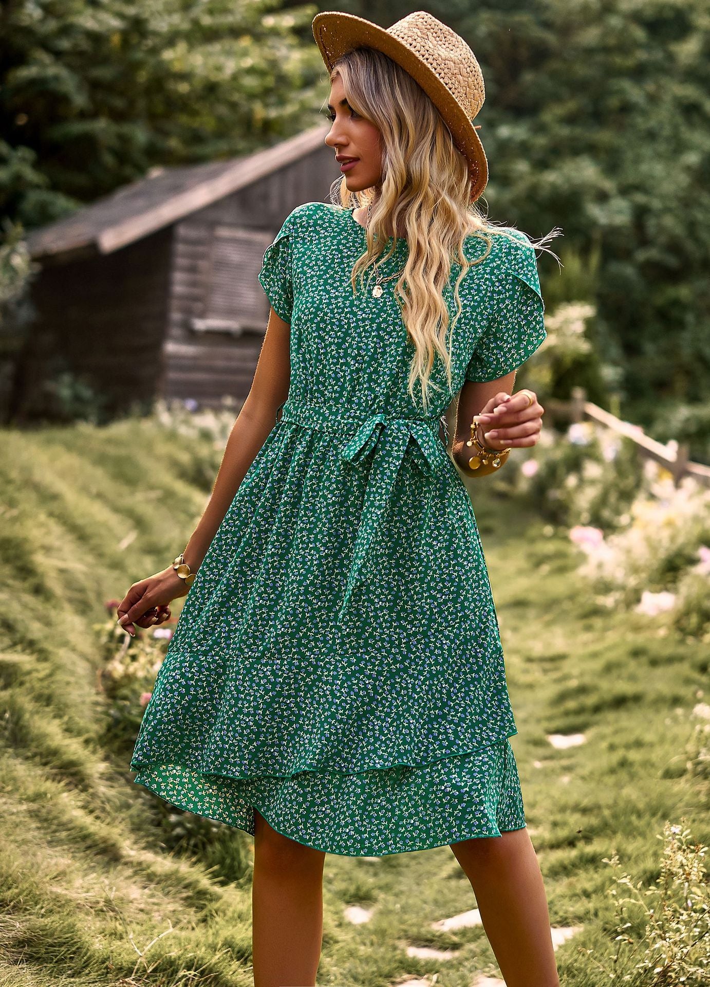 Casual Short Sleeves Daily Short Dresses