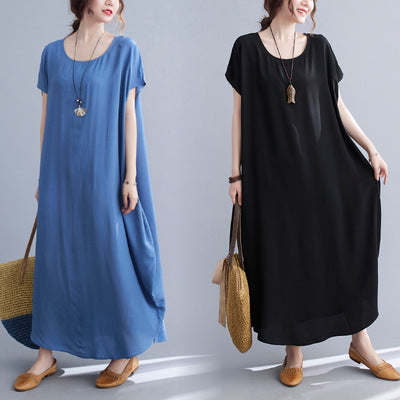 Summer Simple Design Long Cozy Dresses