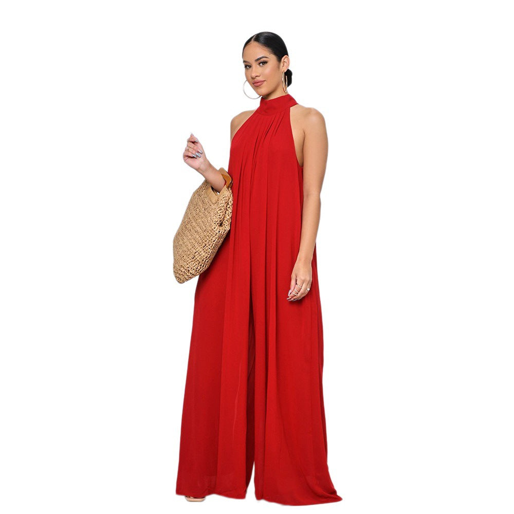 Casual Chiffon Loose Jumpsuits for Women