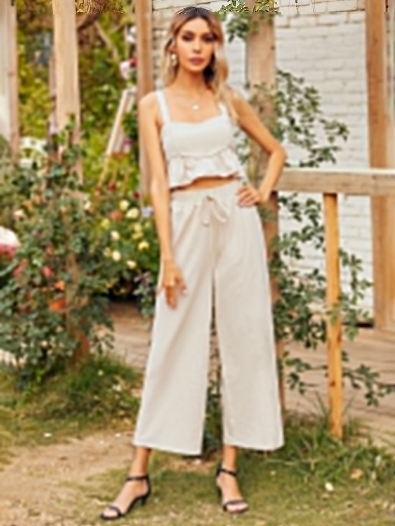 Casual Women Summer Two Pieces Suits