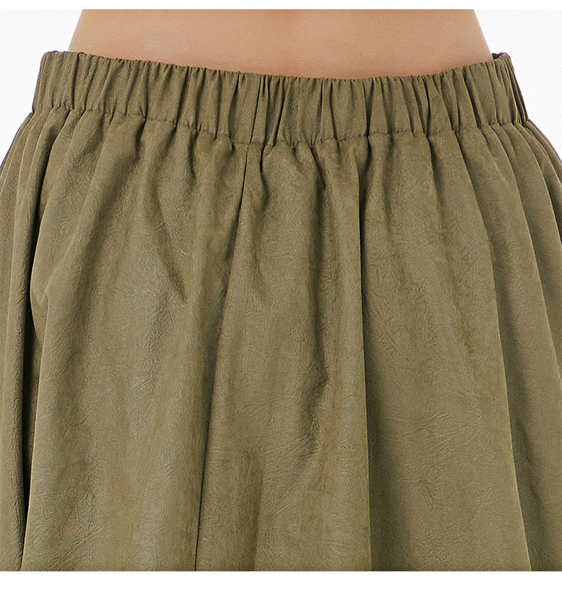 Designed Pleated Plus Sizes Skirts for Women